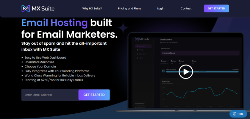 MX Suite Landing Page