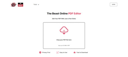 PDFBeast screenshot