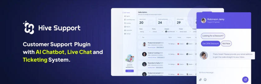 Hive Support Landing Page