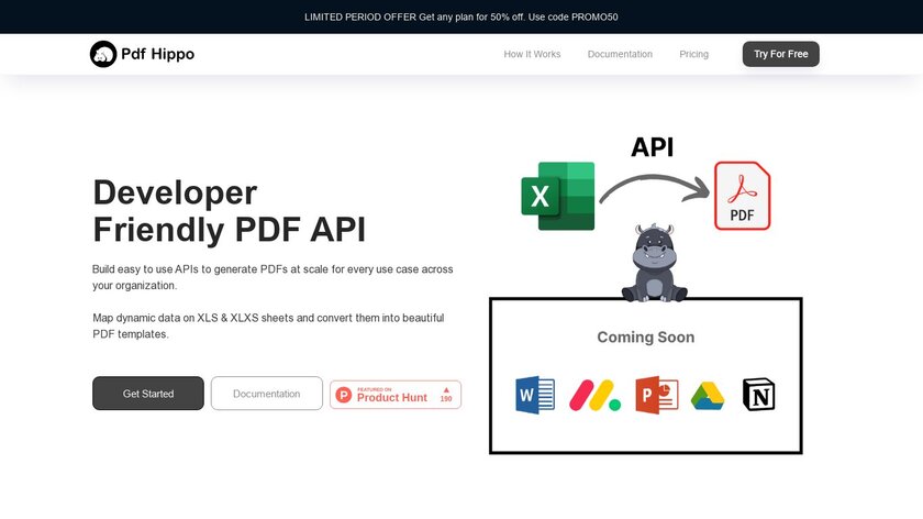 PDF Hippo Landing Page