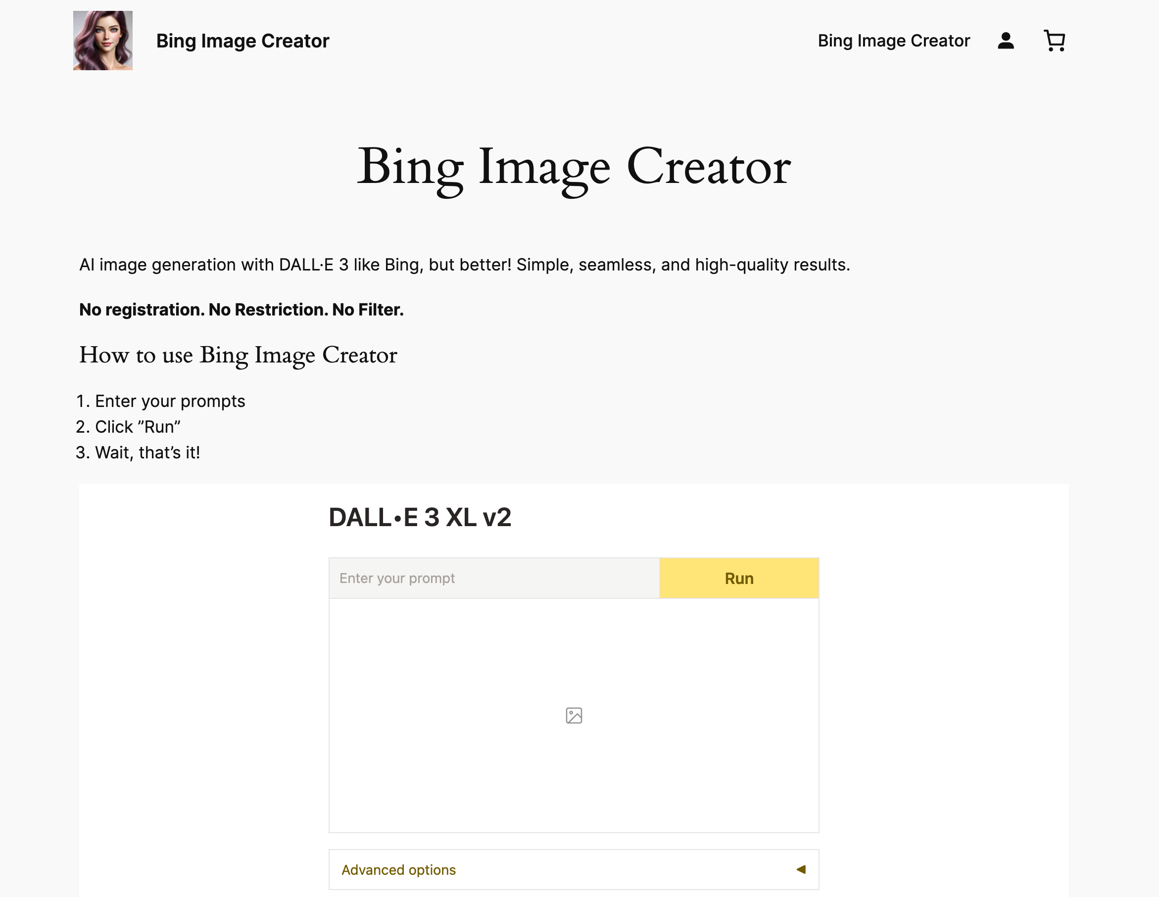 Bing Image Creator Online 