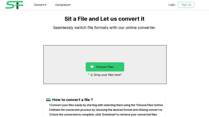 sitfile Landing Page