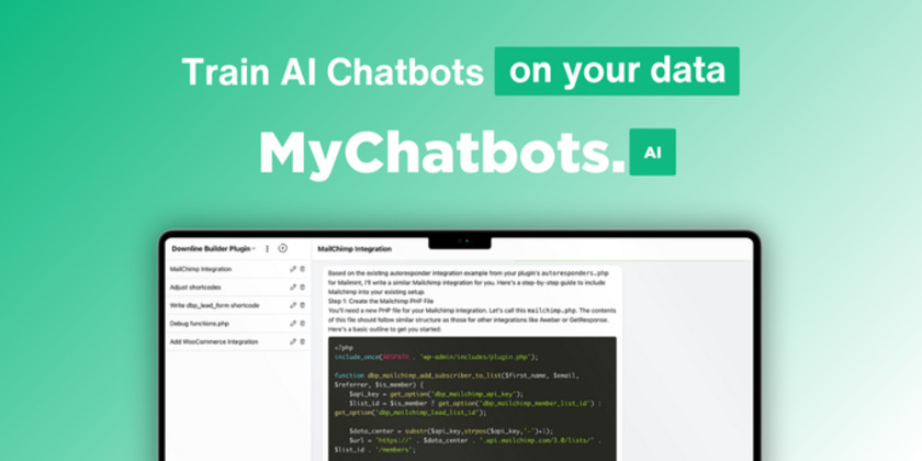 MyChatbots.AI Landing Page