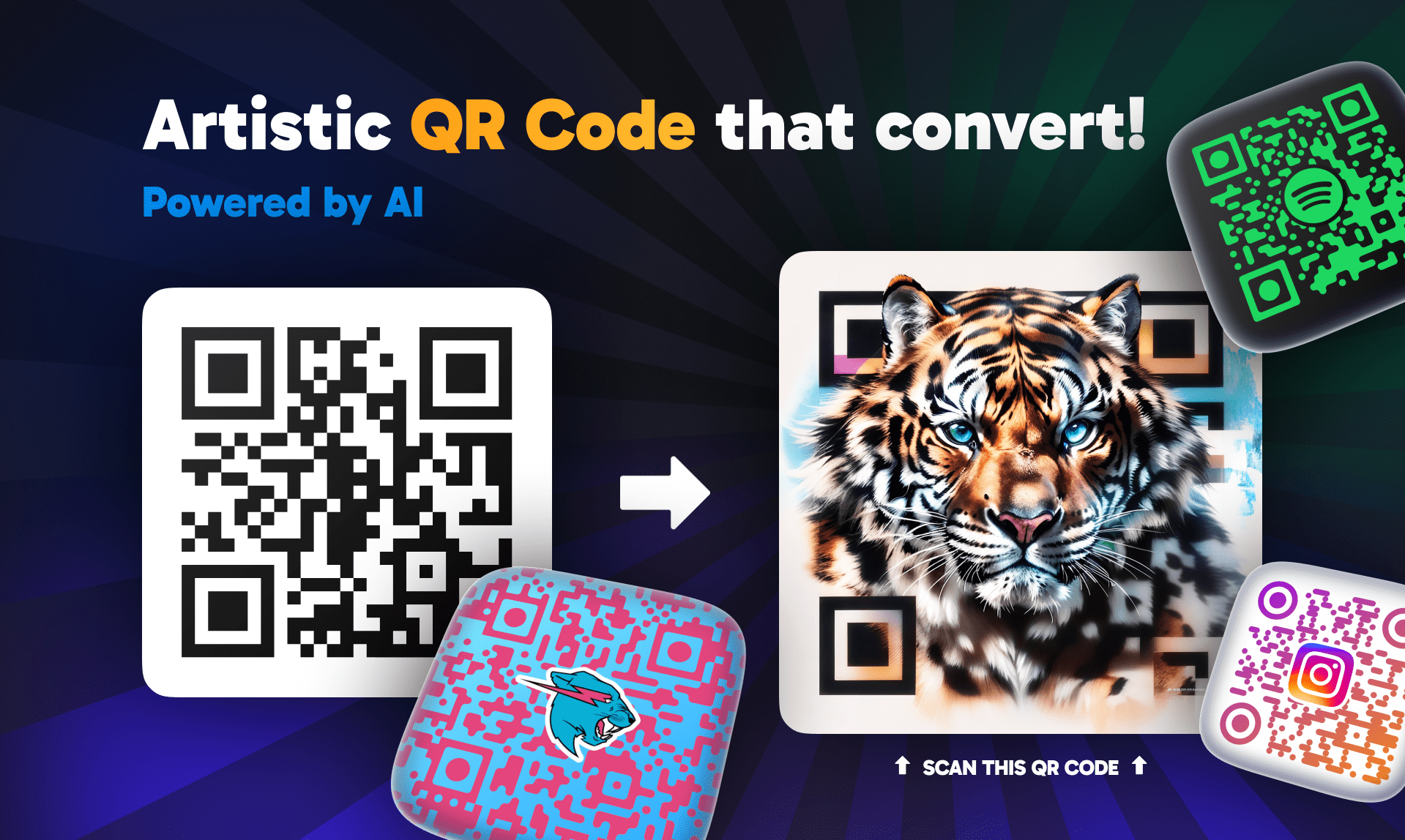 qrcode-ai.com Artistic QR Code that convert!