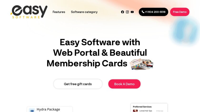 Easy Software Landing Page