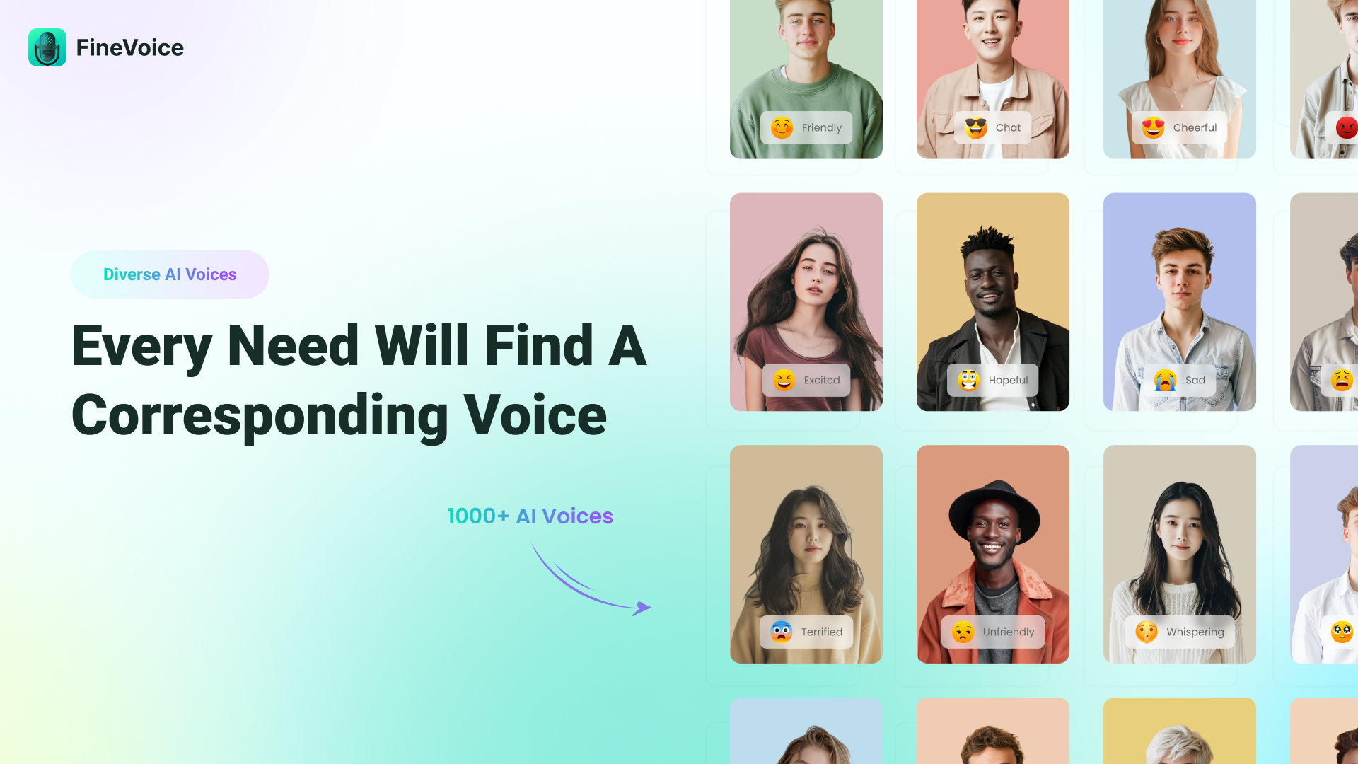 FineVoice Diverse AI Voices