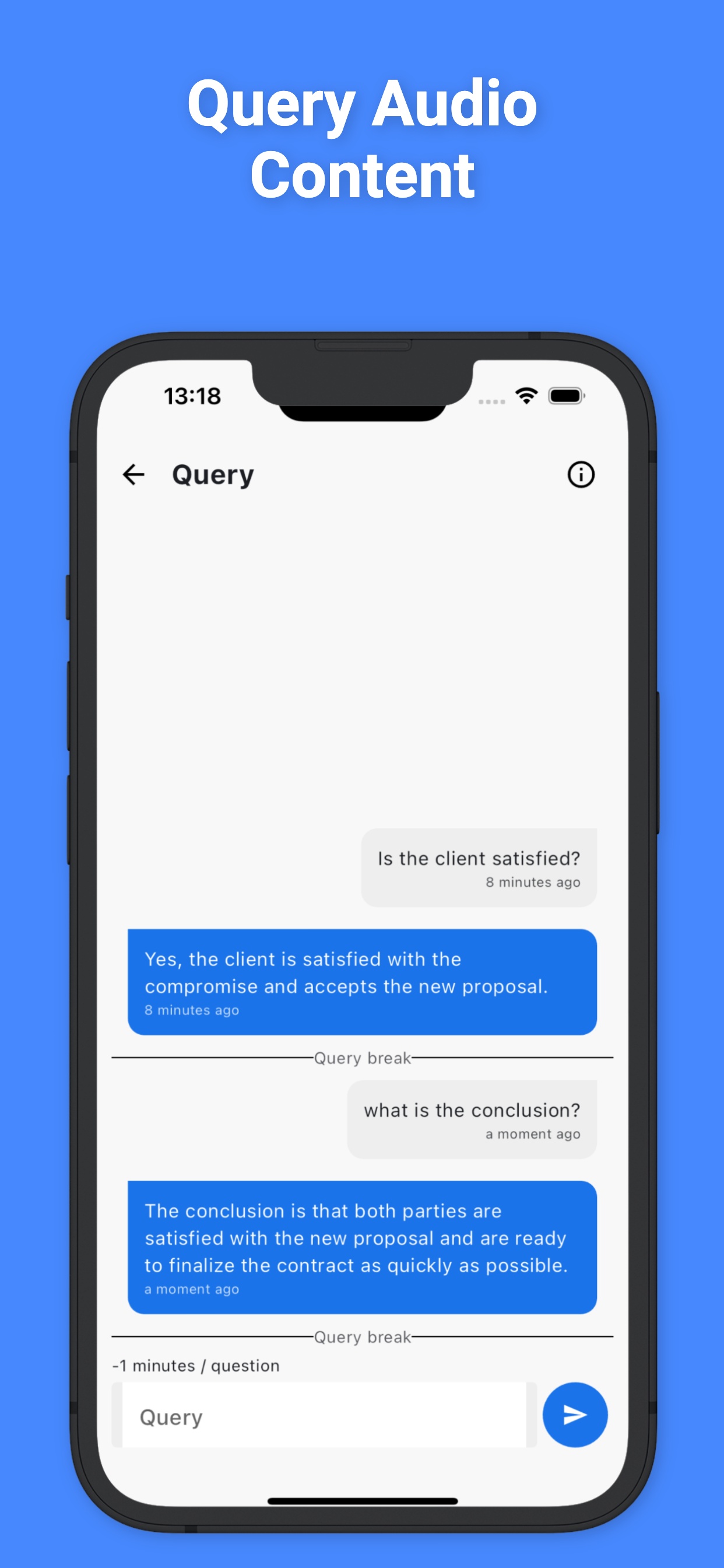 SoundType AI Query Audio Content