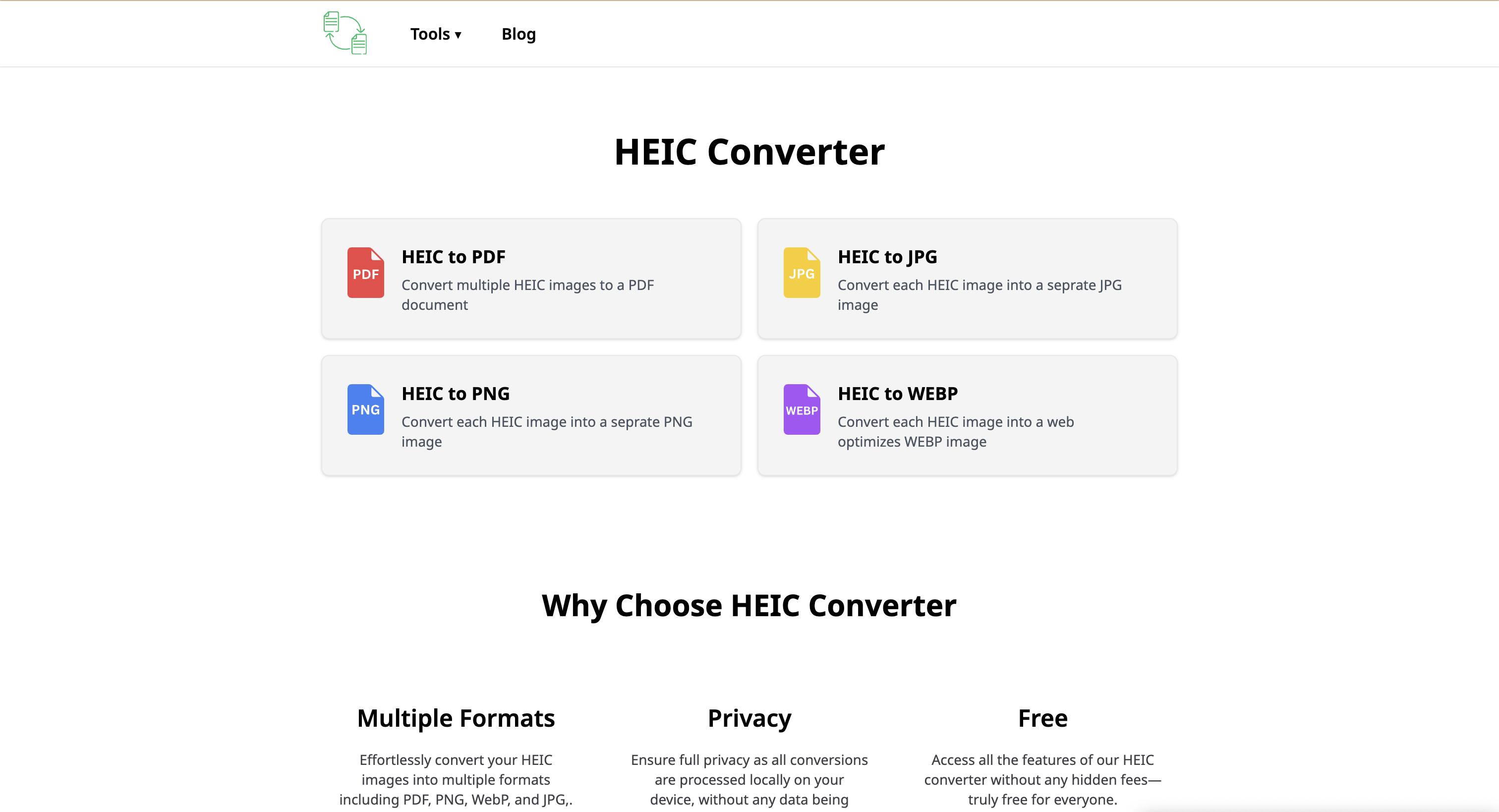 OnlineHEICConvert.com Home