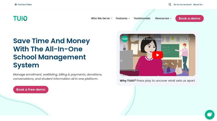 TUIO Landing Page