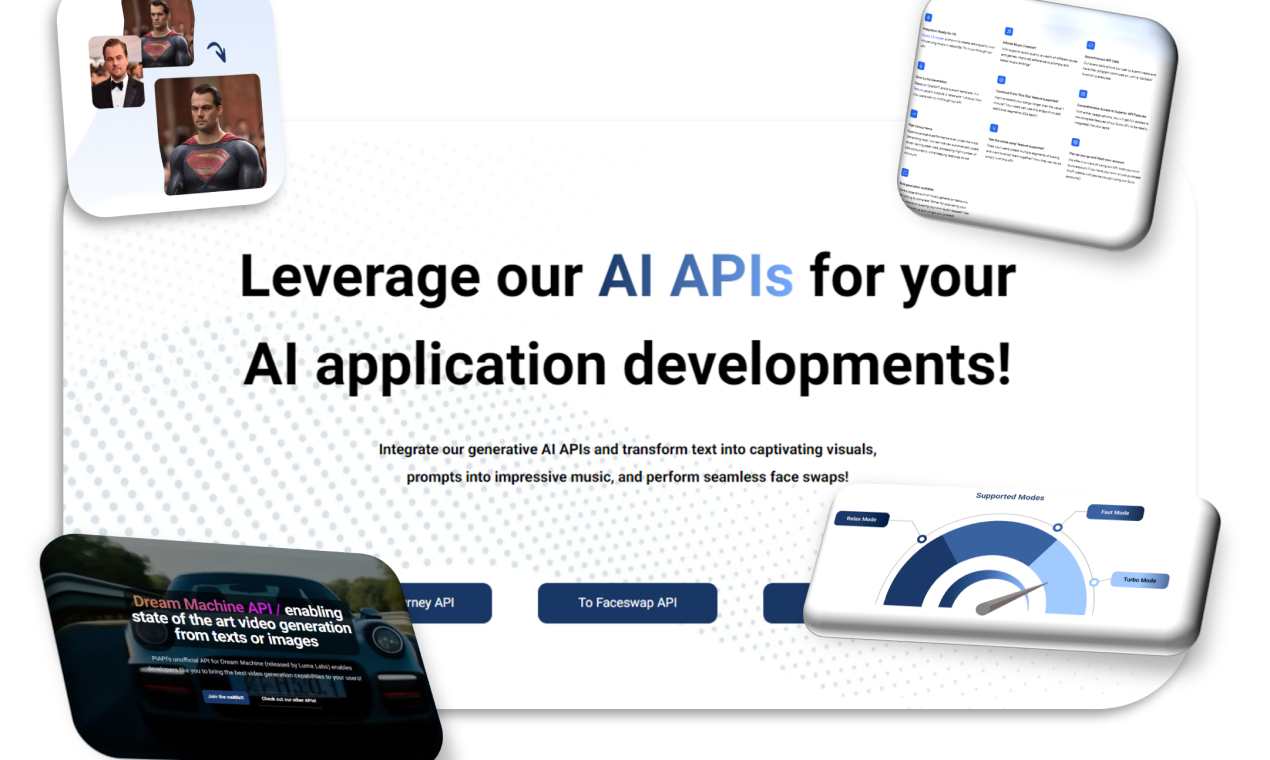 PiAPI AI PiAPI: One-stop shop for different generative AI APIs