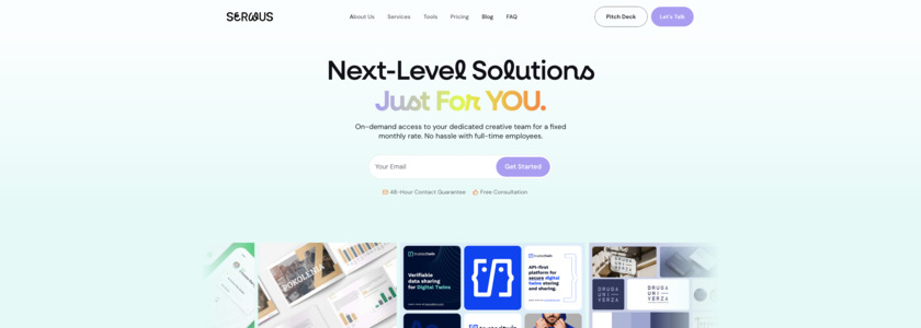 Serwus.xyz Landing Page