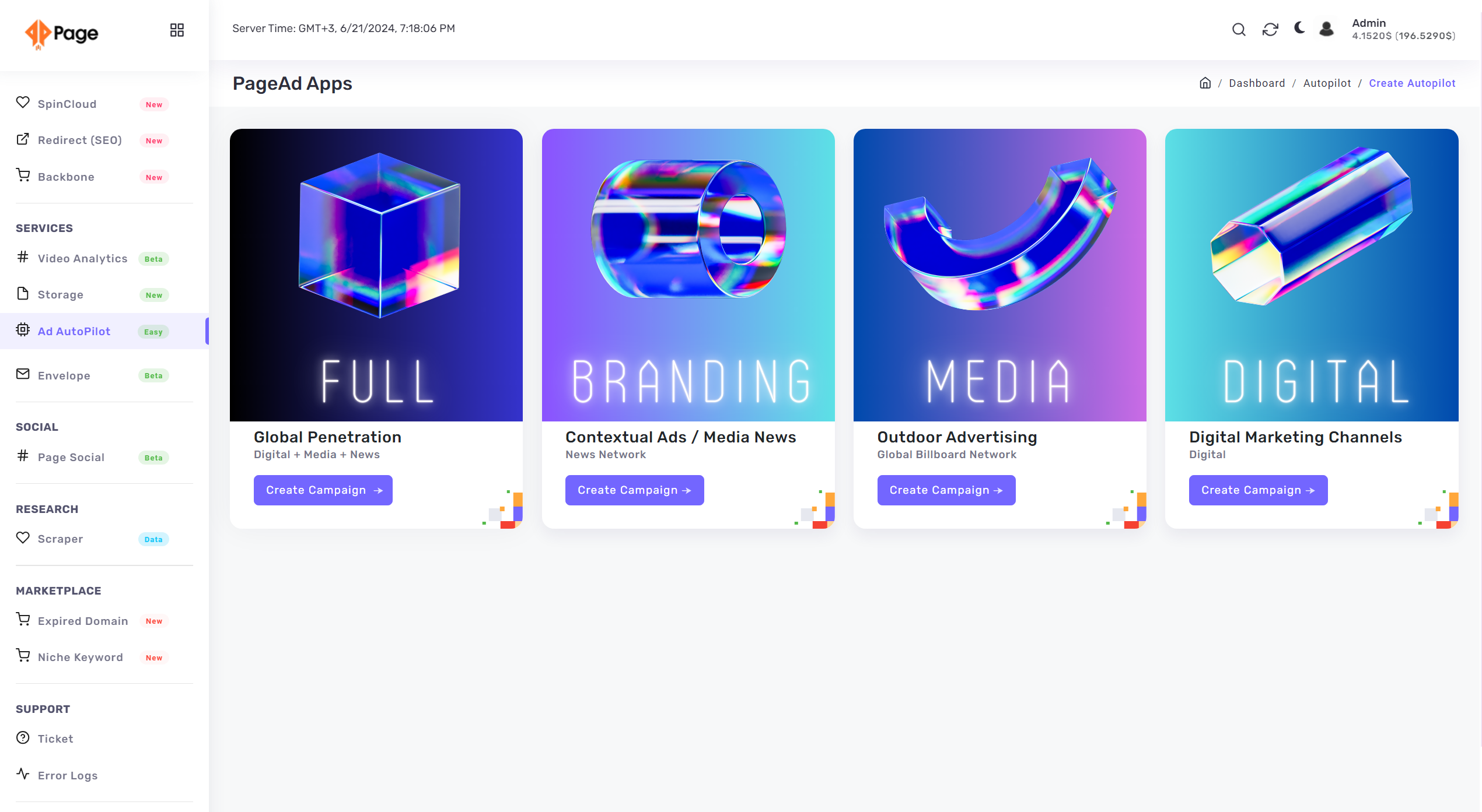 Page Ads Ad Autopilot - Cross Platform Automated Campaign Manager