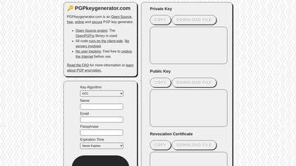 PGPkeygenerator.com image