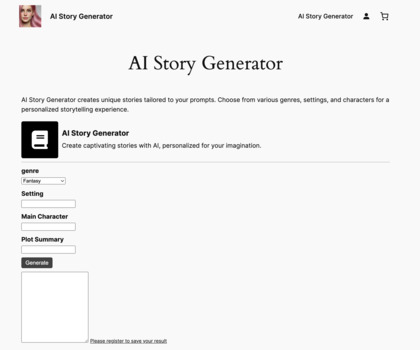 AIStoryGenerator.Fun image