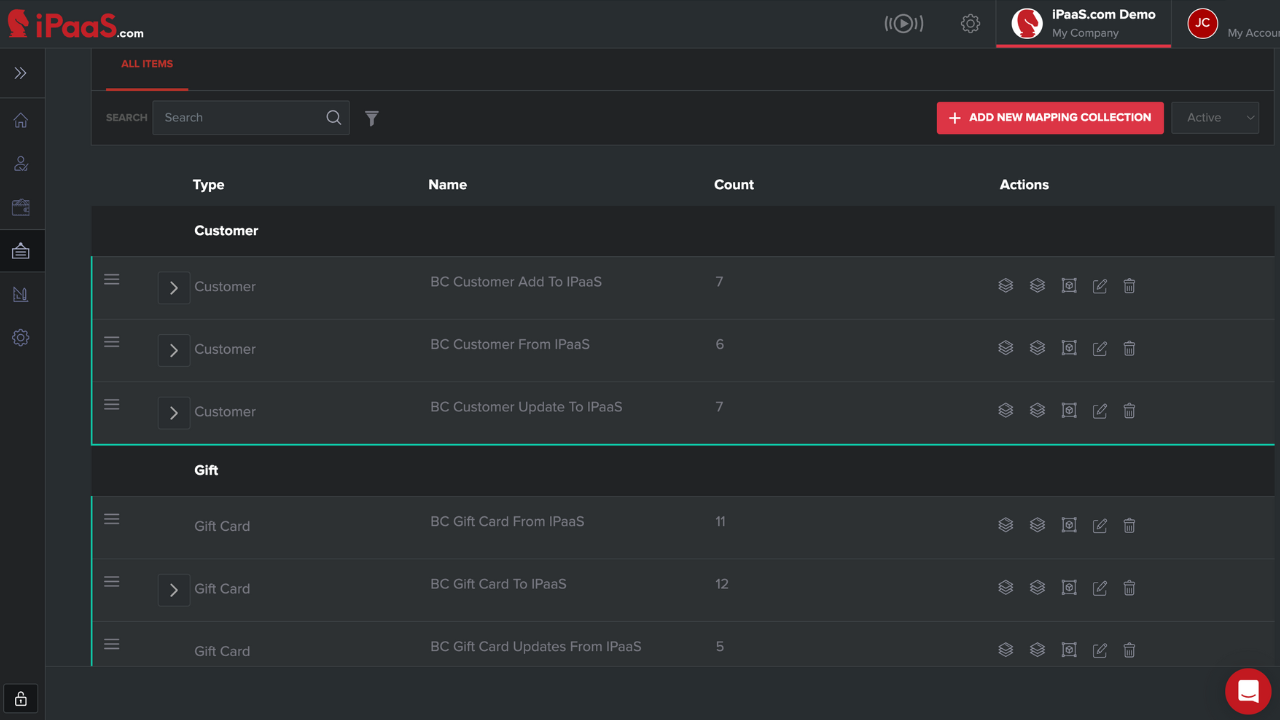 iPaaS.com iPaaS.com Managed Mappings