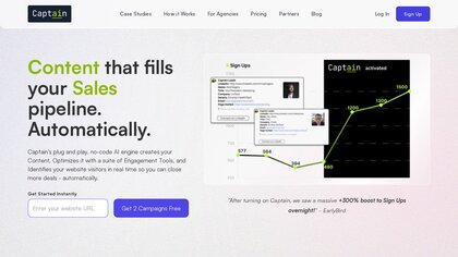 ContentCaptain.io screenshot