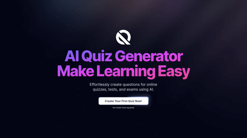 Quiz Rise Landing Page