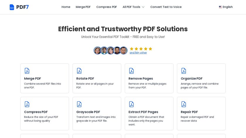 PDF7 Landing Page