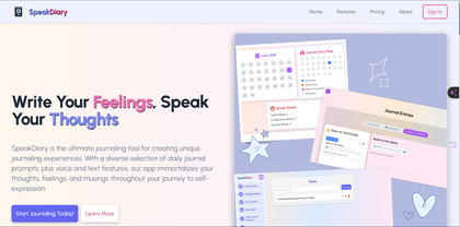 SpeakDiary screenshot