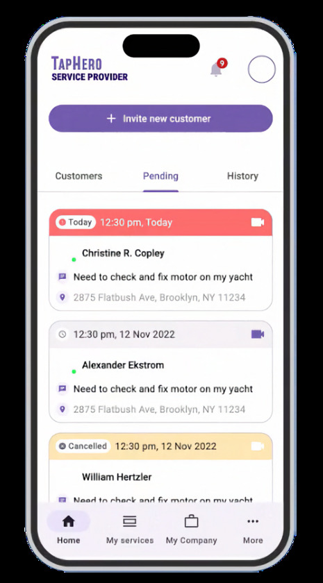 TapHero Landing Page