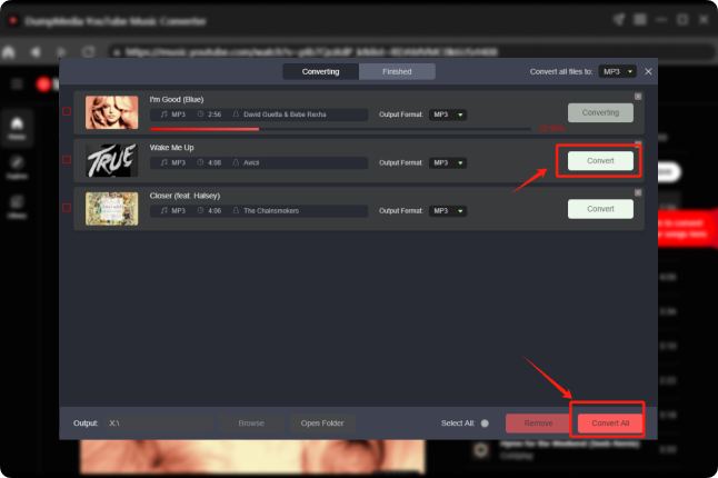 DumpMedia YouTube Music Converter Step-3