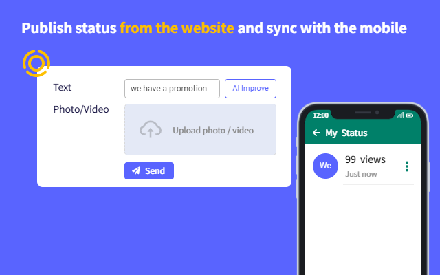WADeck AI WhatsApp Status