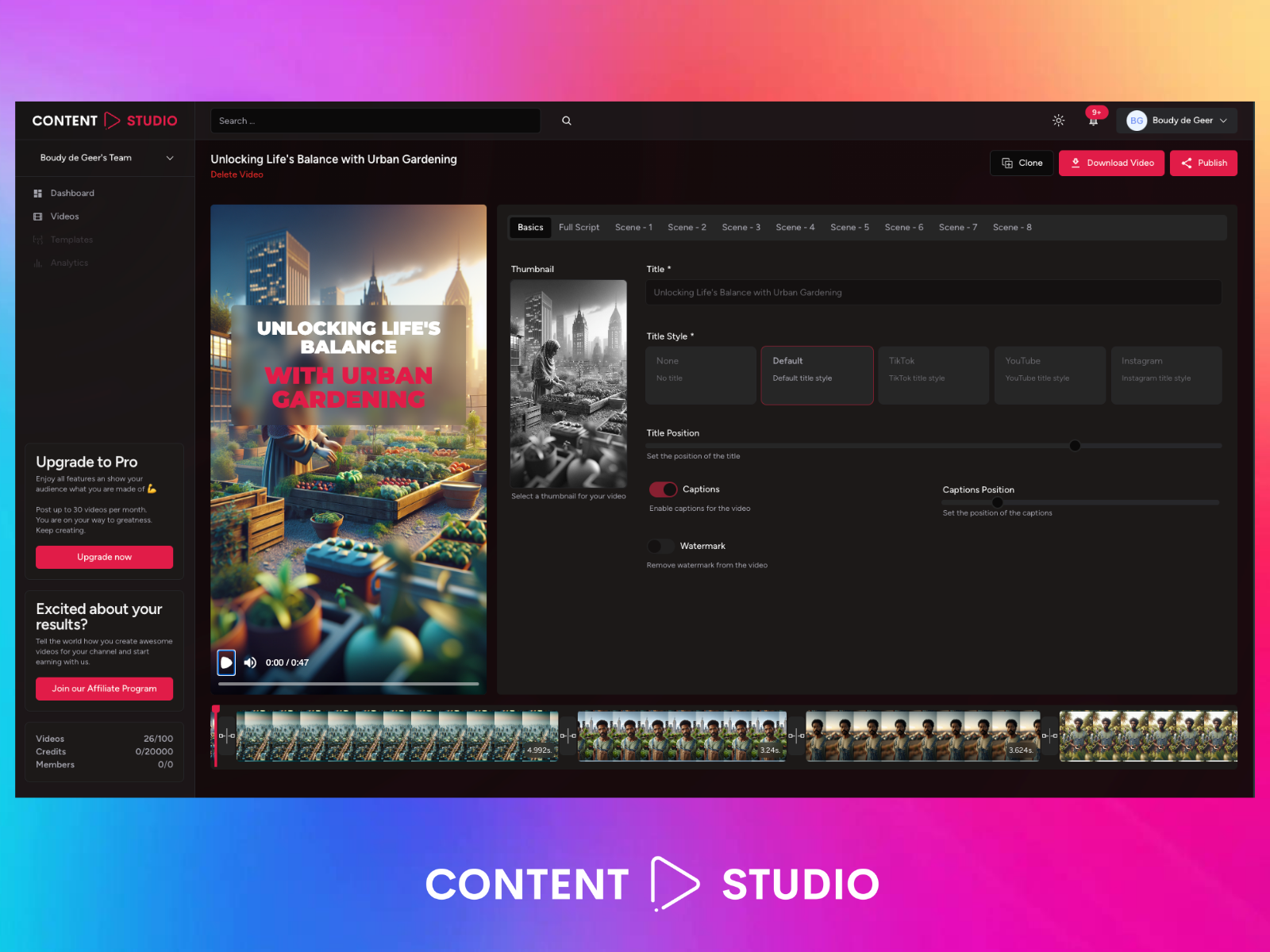 ContentStudio AI ContentStudio AI Demo