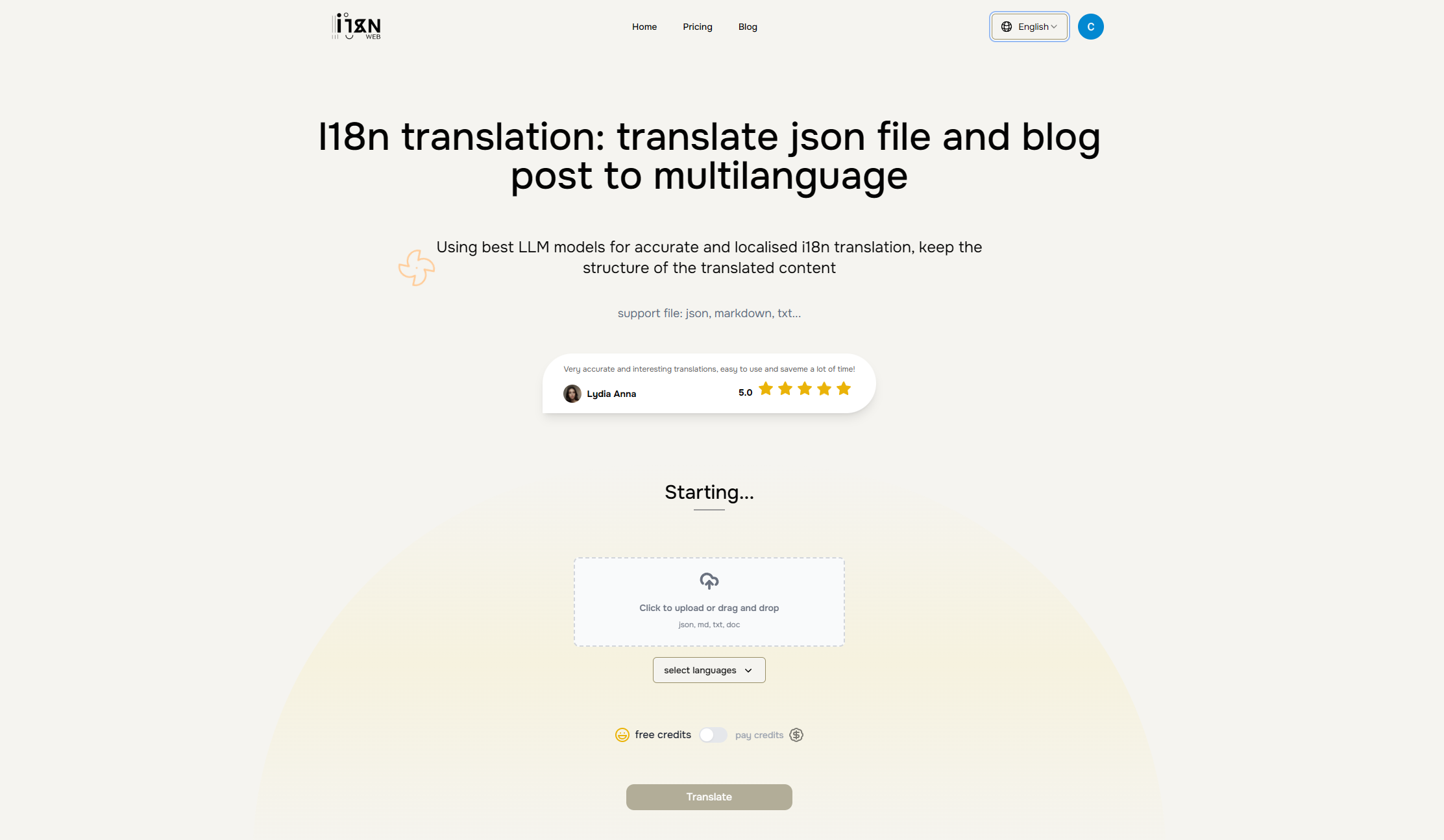 i18n Web 