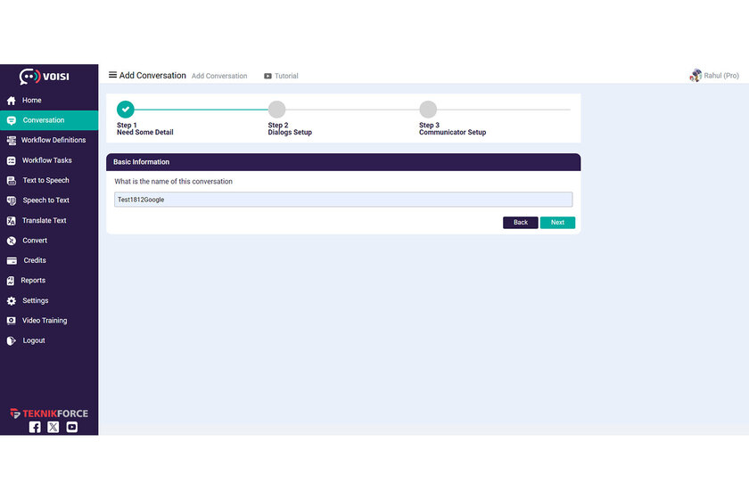 Voisi Landing Page