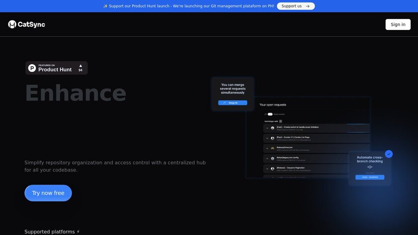 CatSync Landing Page