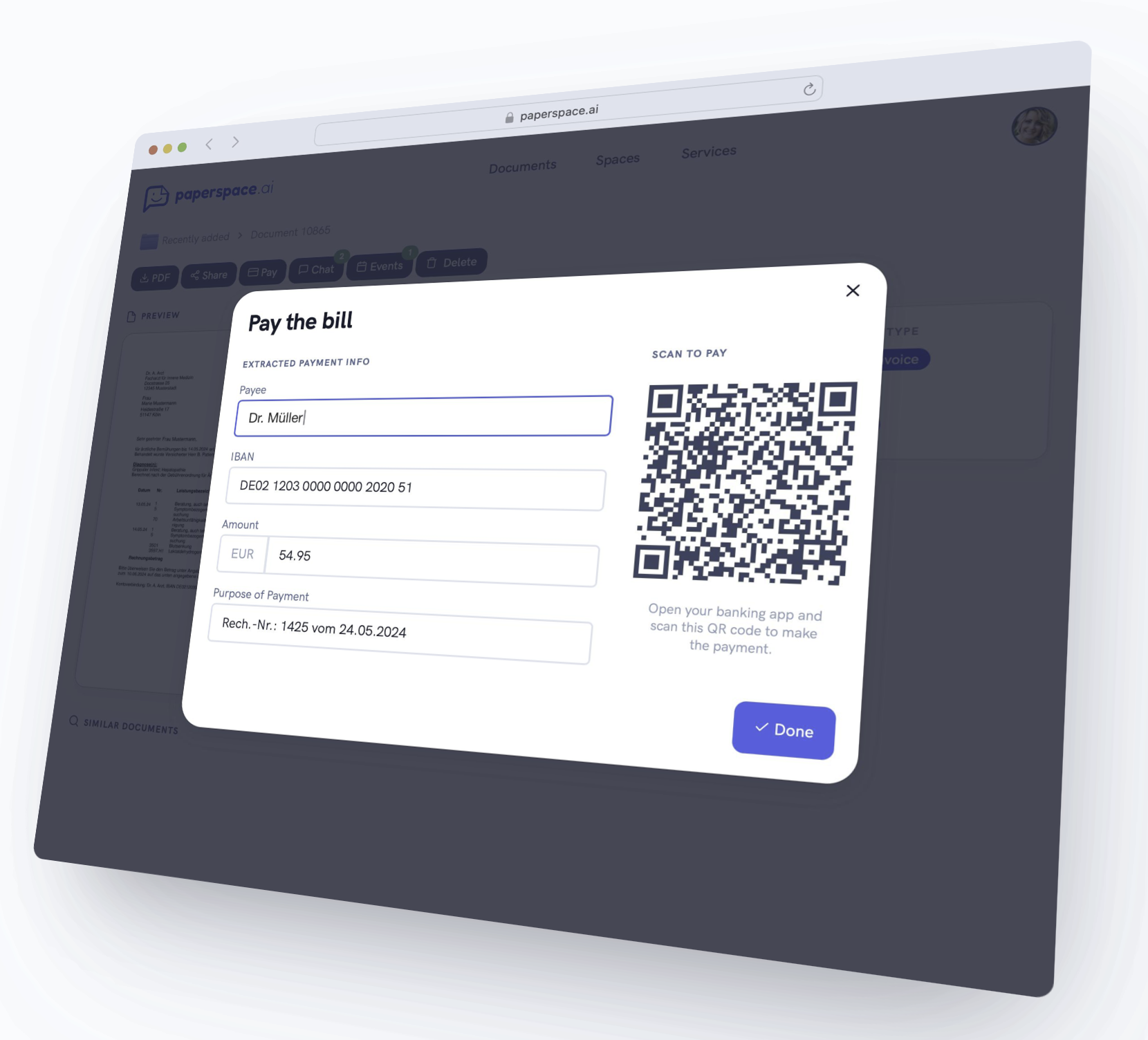 PaperSpace.ai Webapp - Payment