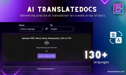 AI TranslateDocs screenshot