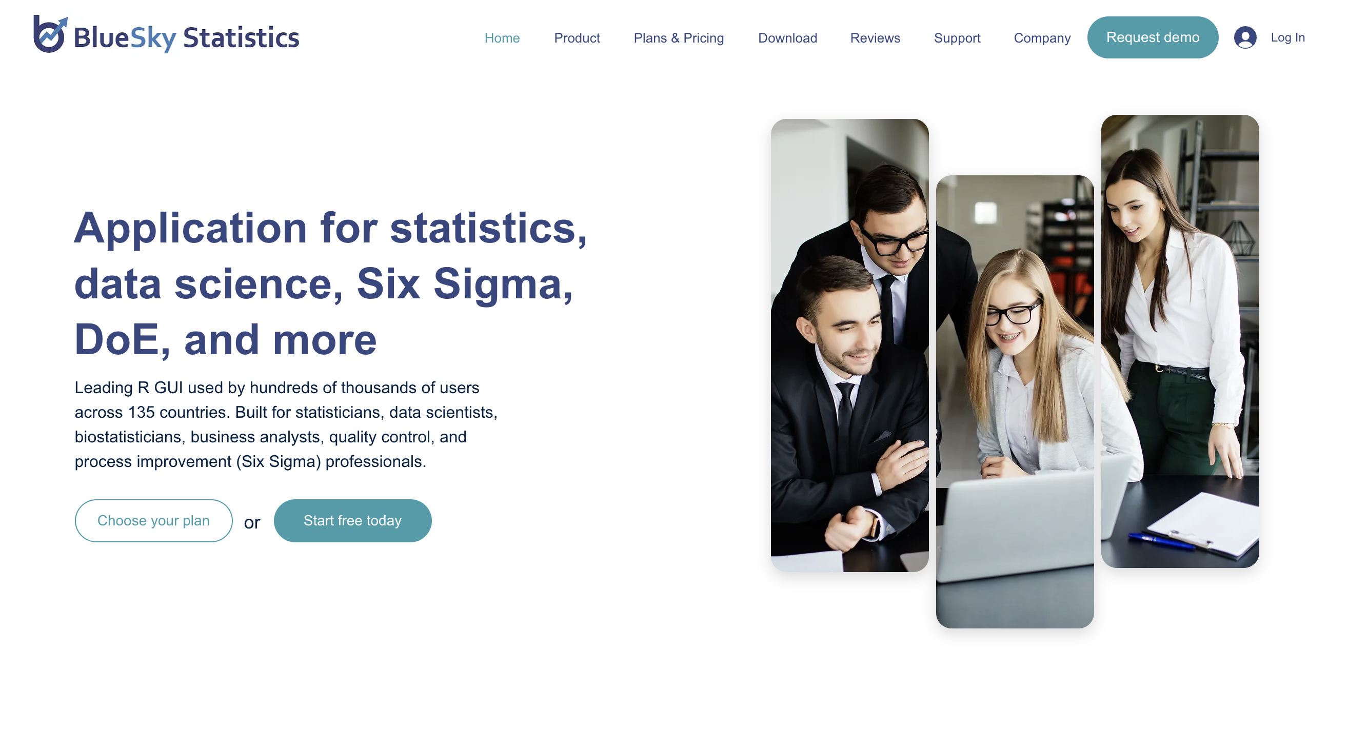 BlueSky Statistics Homepage