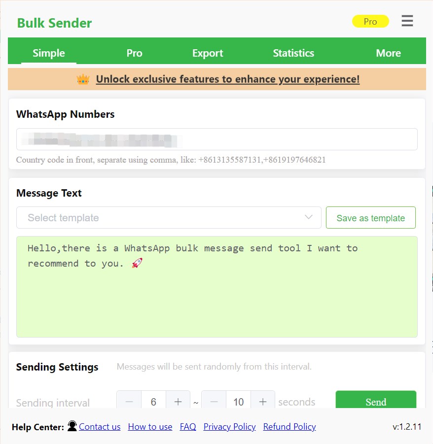 WA Web Sender Free WhatsApp Sender