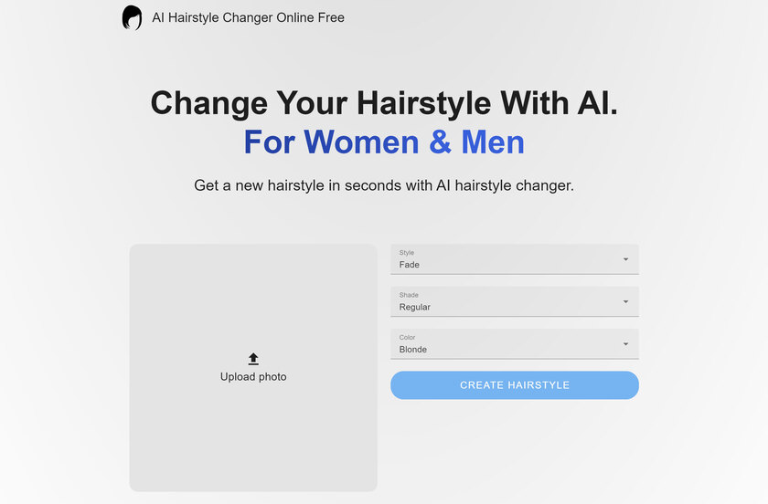 WomenHairs Landing Page
