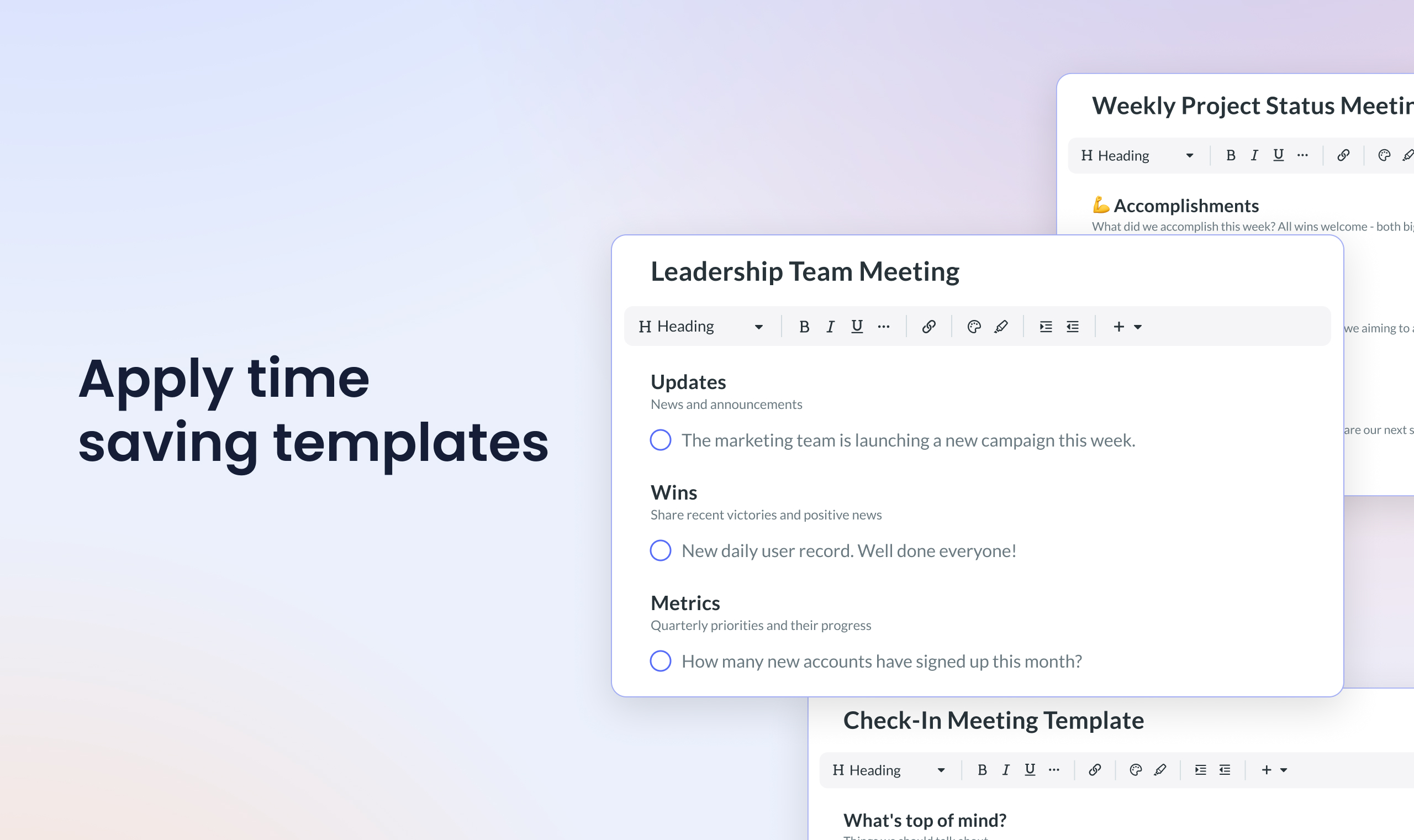 Fellow.app 500+ Meeting Agenda Templates