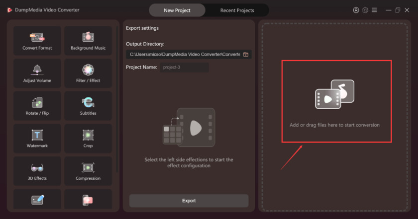 DumpMedia Video Converter Step-1