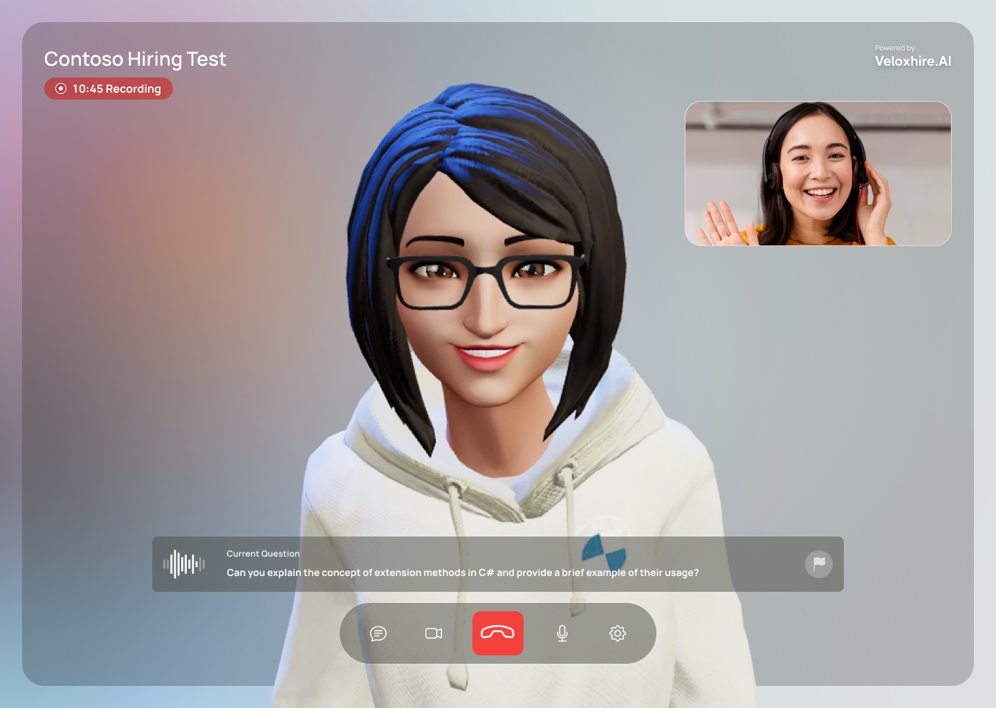 Veloxhire.AI Candidate Screen