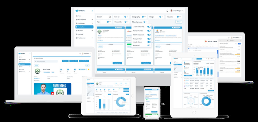 WOWS Investment Portal Landing Page