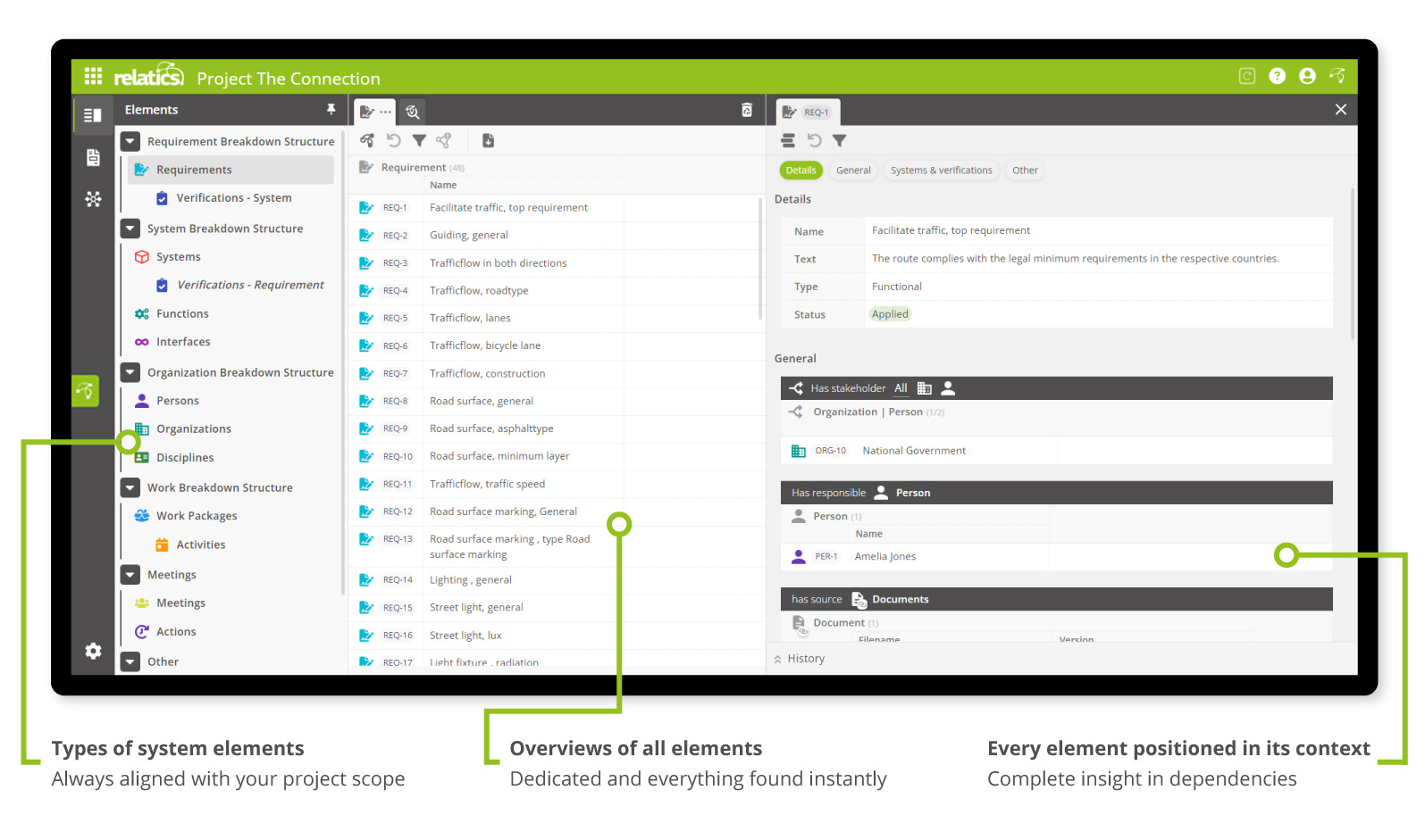 Relatics Relatics user-interface