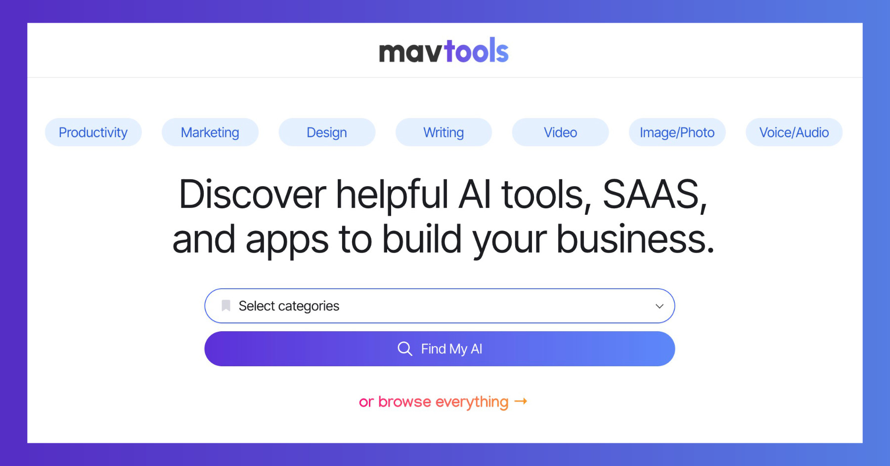 MavTools MavTools Homepage
