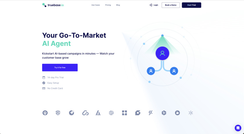 Truebase.io Landing Page