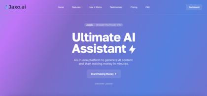 JaxoAI screenshot