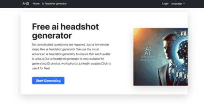 AI-HeadshotGenerator.com image