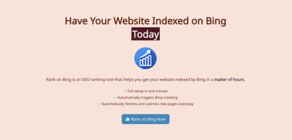 Rank on Bing image
