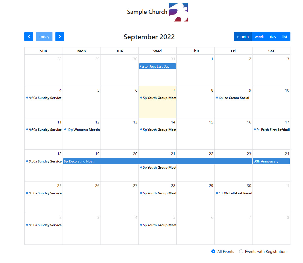 IconCMO Calendar