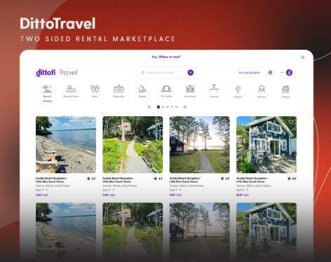 Dittofi Marketplace Solution Dittofi Rental Marketplace Template