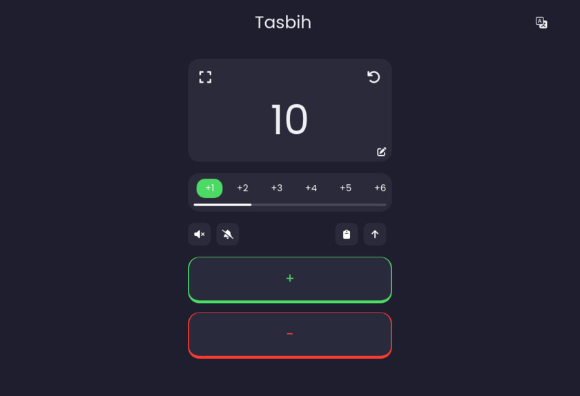 Tasbih.pro Landing Page