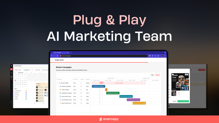 Evercopy AI Evercopy AI Marketing Teammate