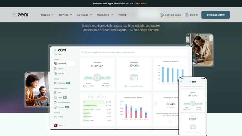 Zeni Landing Page